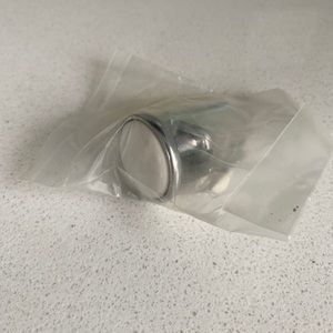 NIP Liberty P50162C-CHW-C5 Round Cabinet Knob, Chrome With Ceramic Insert